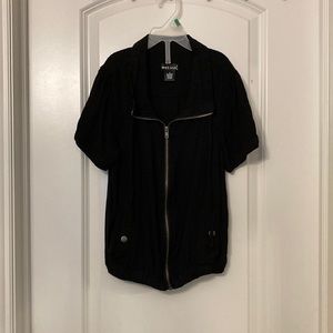 Wet Seal Black Zip Up Jacket